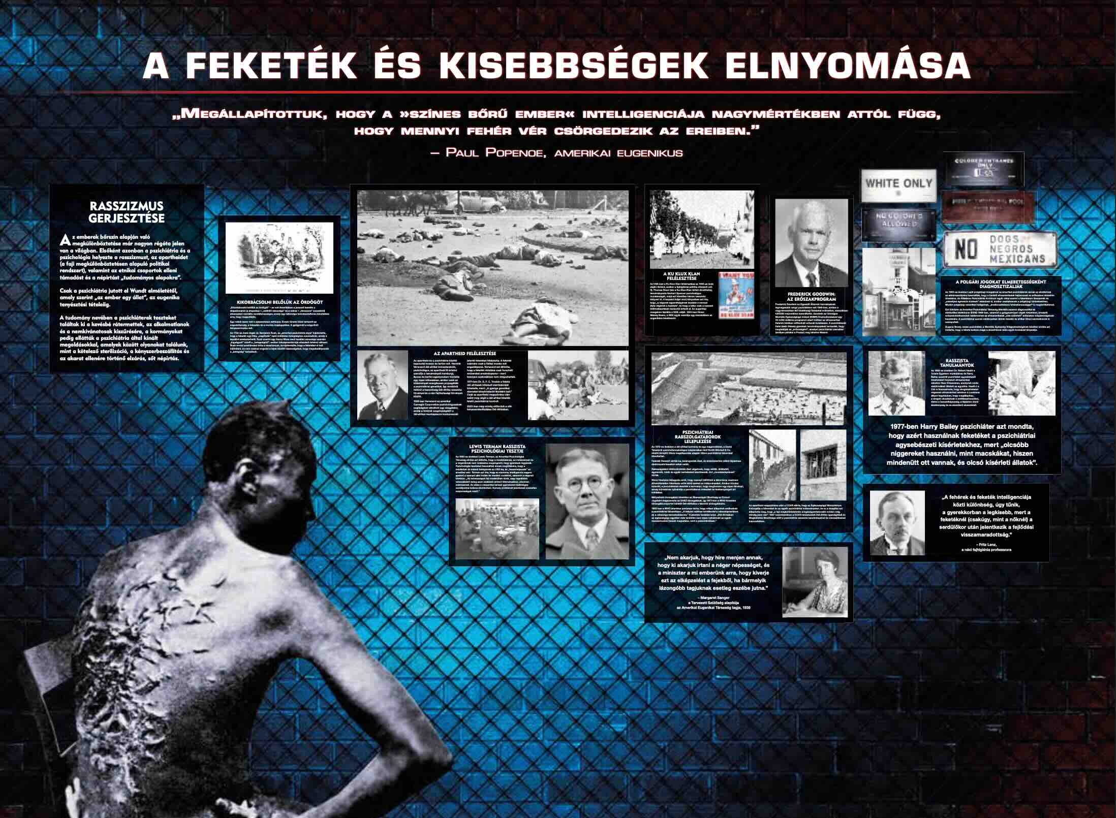 Kisebbségek és feketék elnyomása